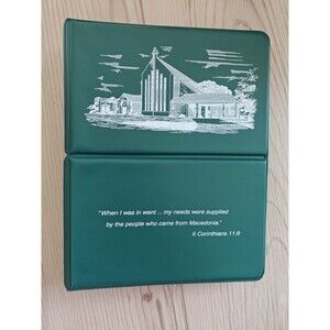 Church Cookbook Community Recipes Southern Home Cooking Binder Vintage